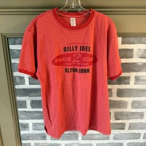 Property of ELTON JOHN BILLY JOEL CONCERT T SHIRT vtg Face To Face 2003 Tour XL